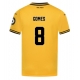 Wolves Joao Gomes #8 Replike Domaci Dres 2024-25 Kratak Rukav